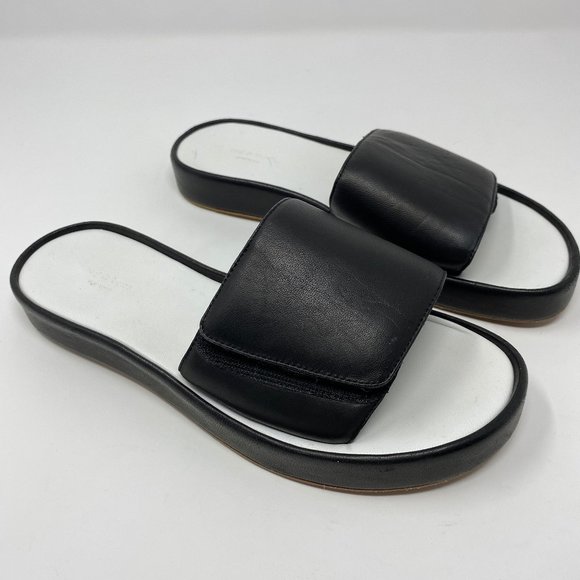 rag & bone Shoes - Rag & Bone Colorblock Steffi Slide Sandals Black